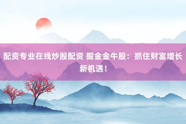 配资专业在线炒股配资 掘金金牛股：抓住财富增长新机遇！